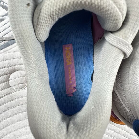 Hoka Gaviota 4 Women 8.5B Gray Running Comfort 1123199 HMNC Athletic Harbor Mist - Picture 5 of 12